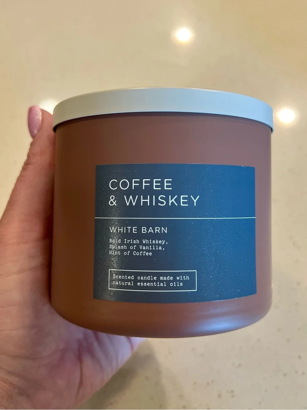 White Barn Coffee & Whiskey Candle - NWT